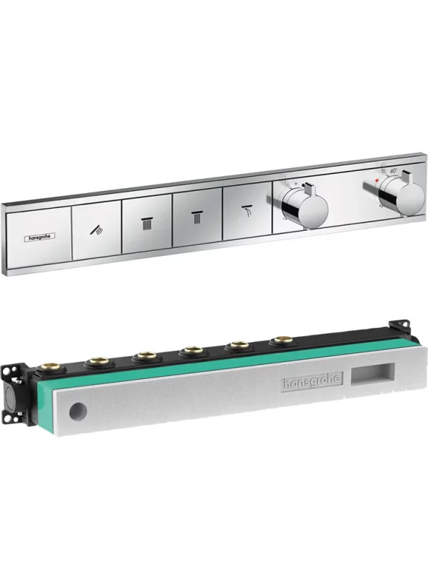 15382000S Set HG RainSelect термостатический смеситель для душа (15382000+15312180)